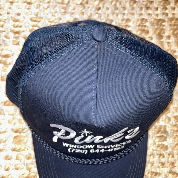 Port Authority Blue and White Snapback Hat with Classic Trim - Picture 6 of 7